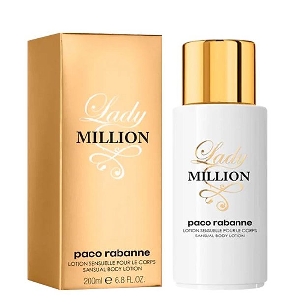 Paco Rabanne Lady Million Sensual Body Lotion - Loção Hidratante Corporal 200ml