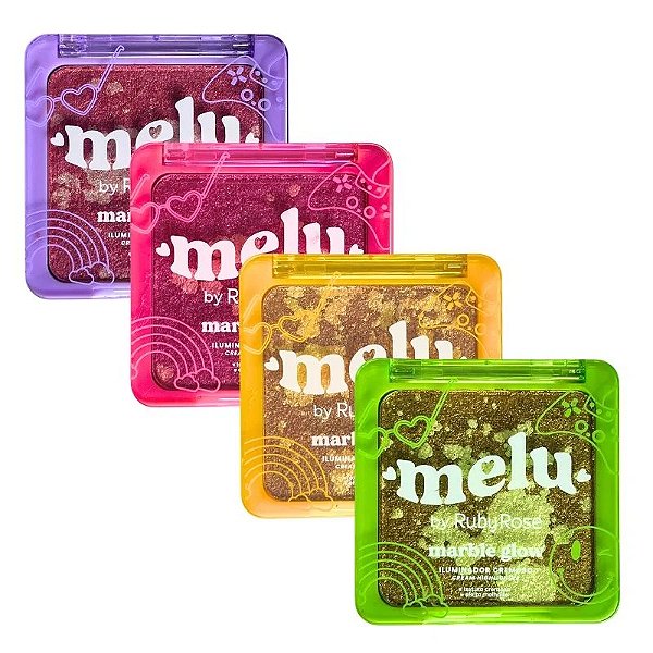 Iluminador Cremoso Marble Glow - Melu