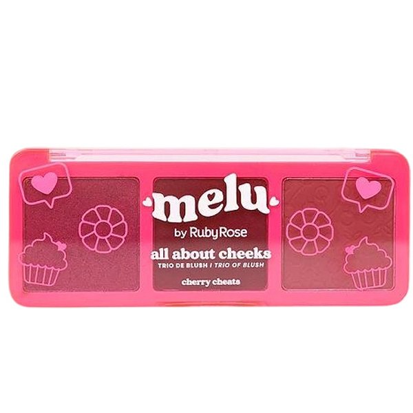 Trio de Blush Cherry Cheats - Melu