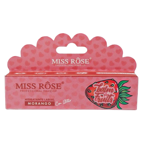 Hidratante Labial Morango Balm Fruits - Miss Rôse