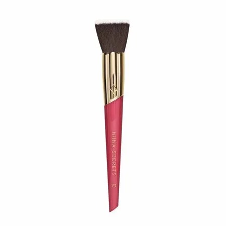 Pincel Kabuki para Base Líquida e Cremosa Eudora  - Niina Secrets