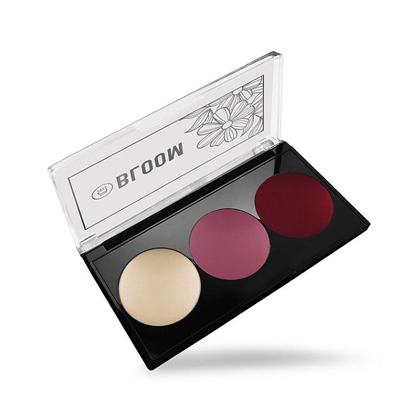 Paleta de Blush e Iluminador Cremoso Bloom - Anairana