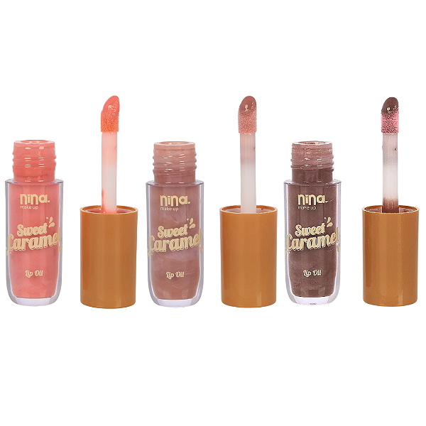 Lip Oil Sweet Caramel - Nina Makeup