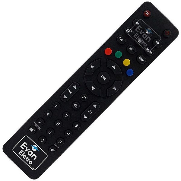 Controle Remoto Compatível com Receptor Bedin Sat NS1030 / Elsys ETRS37 (Oi TV)