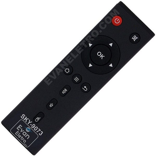 Controle remoto para receptor TV BOX SKY-9073