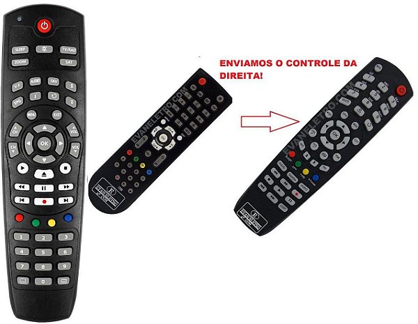 Controle Remoto Para Receptor ONE TV -  - Distribuidor e  Revendedor Receptor e Controles Remotos. Controles remotos para todos os  tipos de equipamentos e