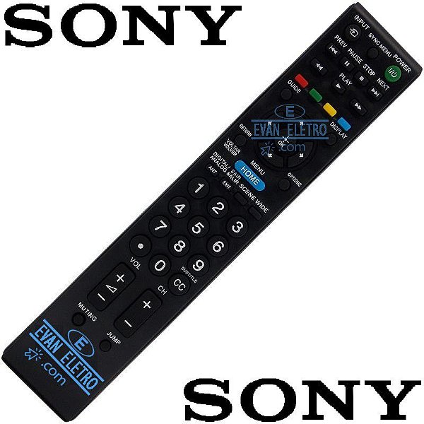 Controle Remoto TV LCD / LED Sony Bravia RM-YD081 / KDL-22EX355 / KDL-22EX357 / KDL-32BX353 / KDL-32BX354 / KDL-32BX355 / KDL-32BX356 / KDL-32BX359 / KDL-32EX355 / KDL-32EX356 / KDL-32EX357 / KDL-32EX358 / KDL-40BX453 / KDL-40BX455 / KDL-40EX455 / ETC