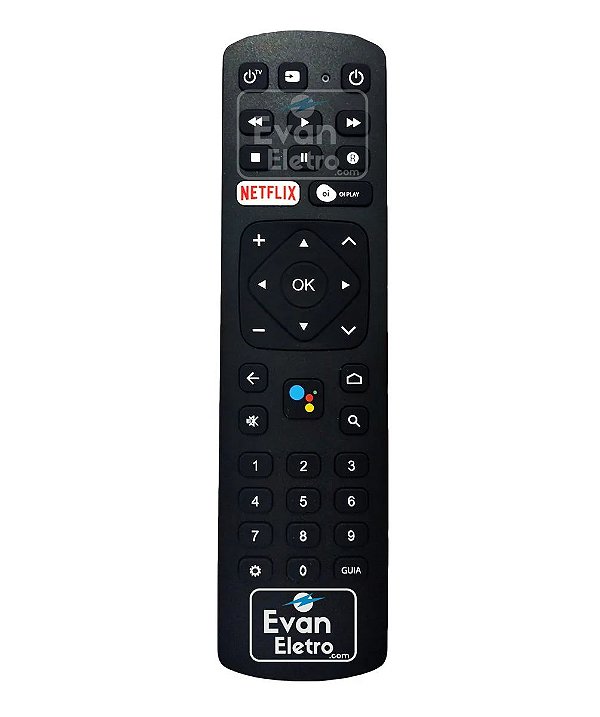Controle Remoto para Receptor Streaming Box Elsys (Oi TV) com Netflix