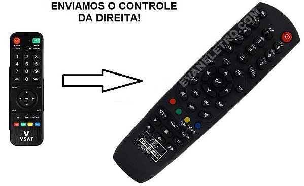 Controle Remoto Para Receptor ONE TV -  - Distribuidor e  Revendedor Receptor e Controles Remotos. Controles remotos para todos os  tipos de equipamentos e