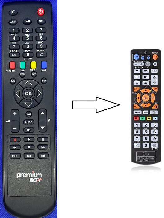 Controle Remoto Para Receptor ONE TV -  - Distribuidor e  Revendedor Receptor e Controles Remotos. Controles remotos para todos os  tipos de equipamentos e