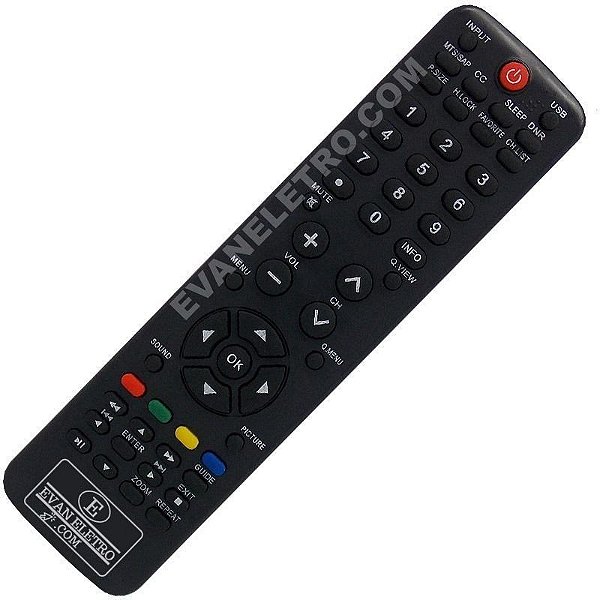 Controle Remoto Tv LCD LED H-buster HBTV-42D03FD / HBTV-3203HD / HBTV-42D01HD / 3603