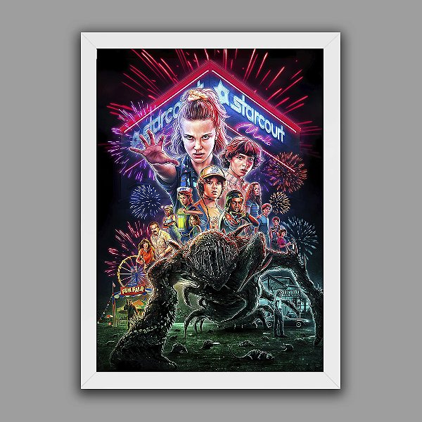 Quadro Stranger Things Terceira Temporada