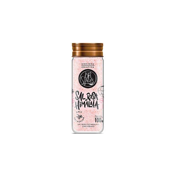 Sal Rosa Do Himalaia Fino BR Spices Vidro 100G