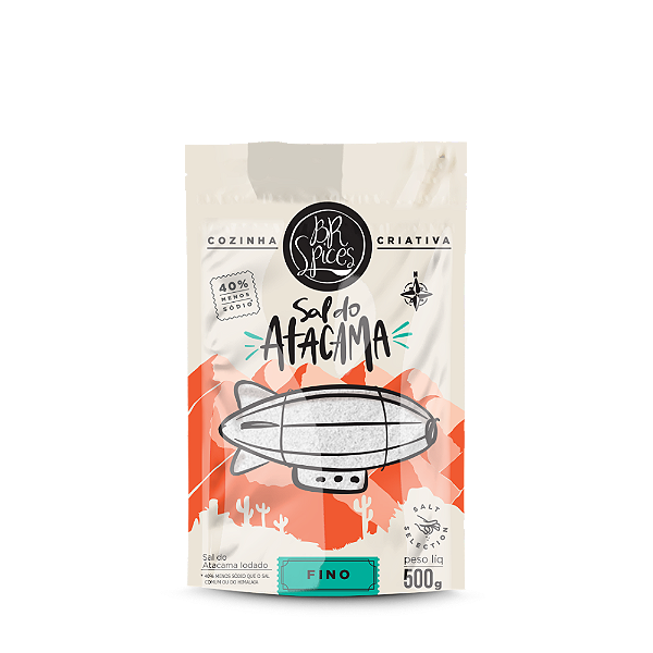Sal Do Atacama Fino BR Spices Pouch 500G