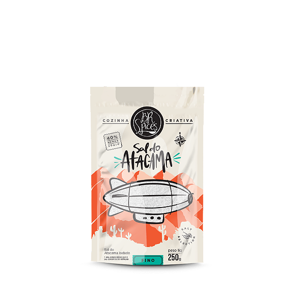Sal Do Atacama Fino BR Spices Pouch 250G