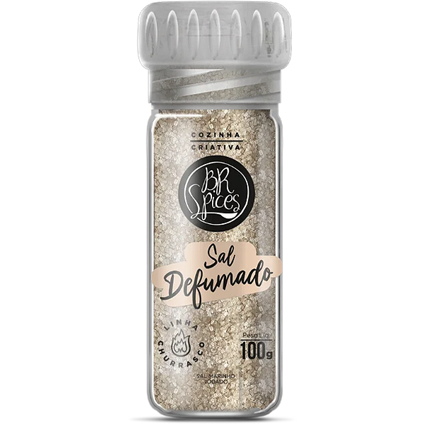 Moedor Sal Marinho Defumado BR Spices 100G