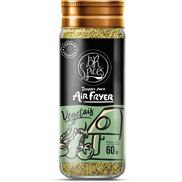 Tempero Para Air Fryer: Vegetais Br Spices Vidro 60g