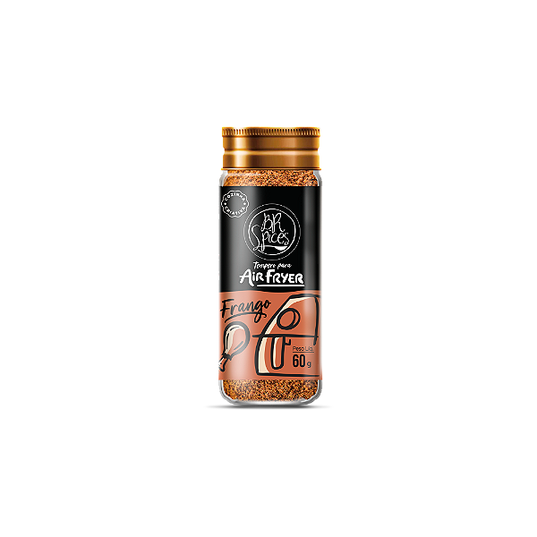 Tempero Para Air Fryer: Frango BR Spices Vidro 60g