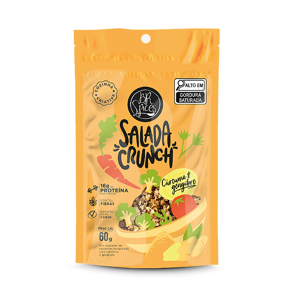 Salada Crunch: Cúrcuma & Gengibre 60G