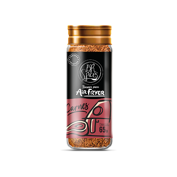 Tempero Para Air Fryer: Carnes Br Spices Vidro 65G