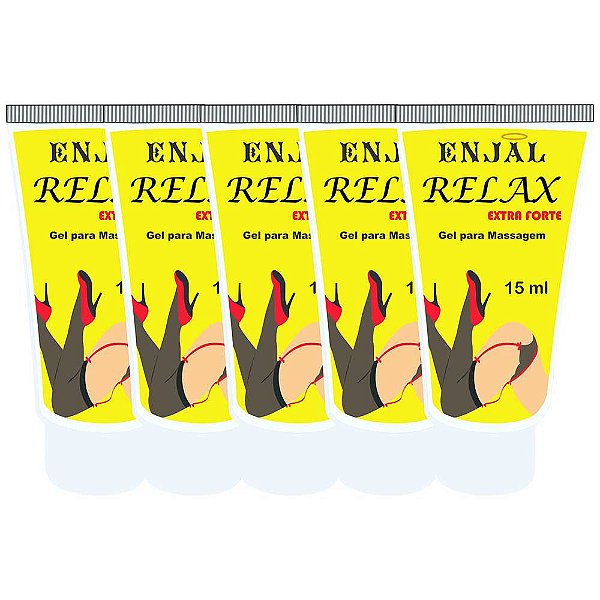Relax Dessensibilizante Anal 4 Funções 15 ml Kit 05 Un (ATACADO)
