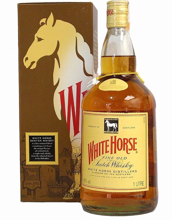 Whisky Escocês White Horse 8 Anos Garrafa 1 Litro