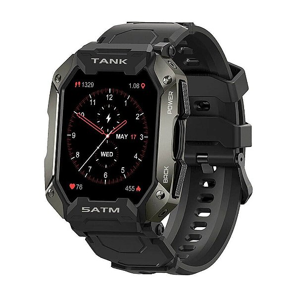 Relógio Smartwatch Kospet Tanque M1 5Atm / 50m Android & iOS