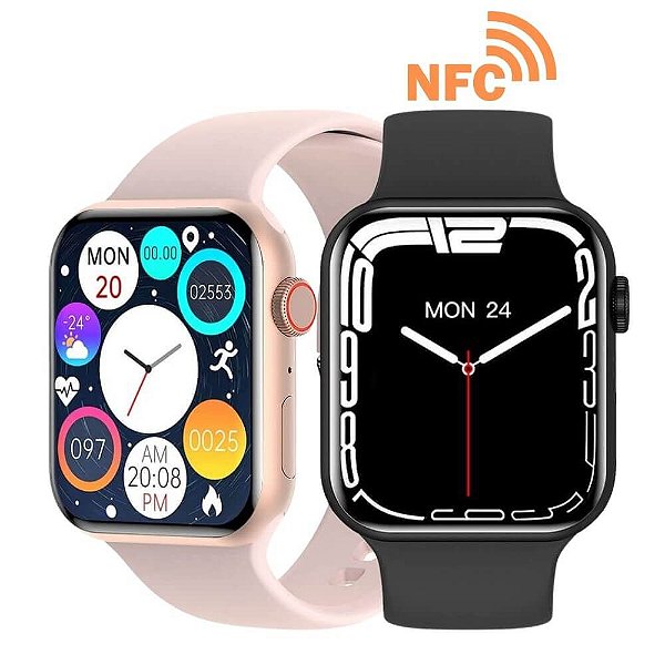 Relógio Inteligente Lemfo S7 Pro NFC Android, iOS & Siri Assistente