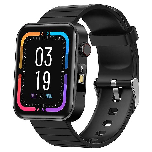 Smartwatch 3s Com Medidor de Temperatura corporal e Lanterna ( Android & IOS )