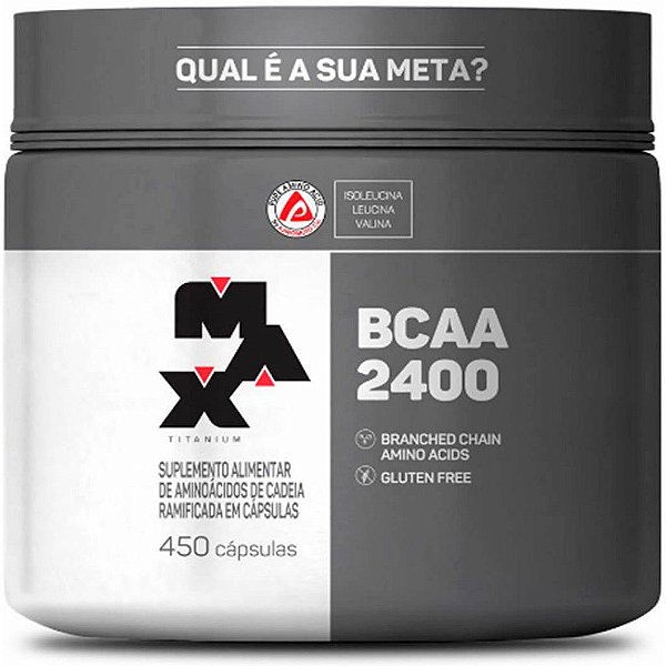 BCAA 2400 - 450 Cápsulas - Max Titanium