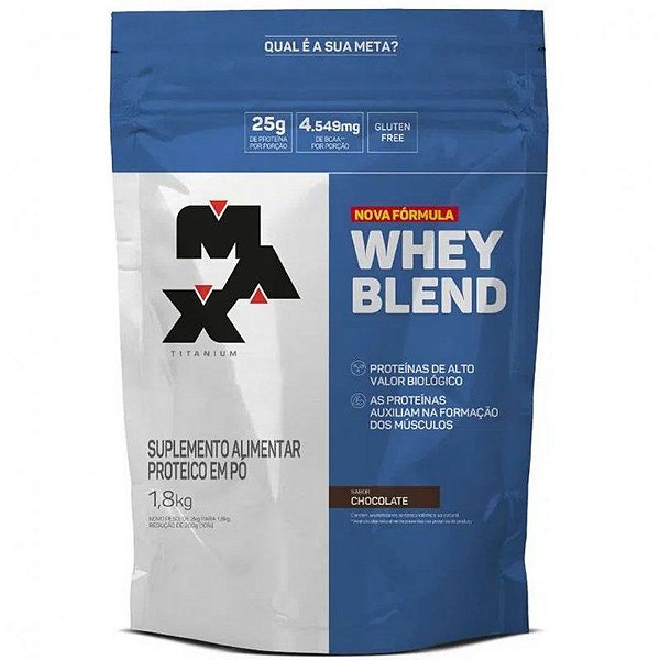 Whey Blend - Pacote 1800g - Max Titanium