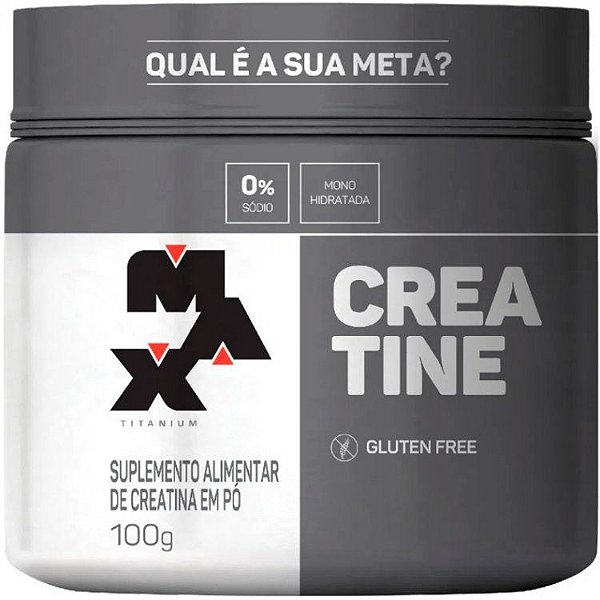 Creatina Max Monohidratada - 100g - Max Titanium