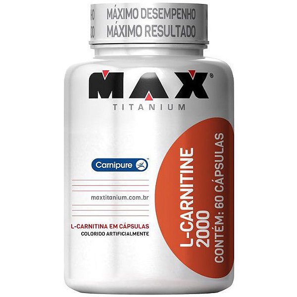 L-Carnitina Carnipure (2000mg) - 60 Cápsulas - Max Titanium