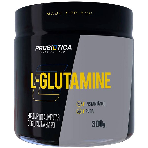 L-Glutamina 100% Pura - 300g - Probiótica