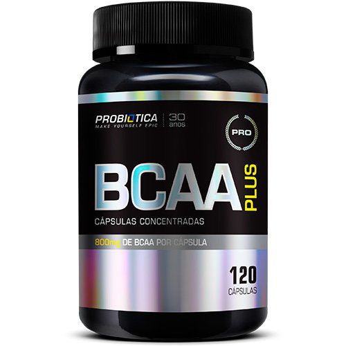 BCAA Plus - 120 Cápsulas - Probiótica