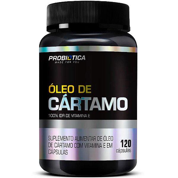 Óleo de Cártamo (1000mg) - 120 Cápsulas - Probiótica