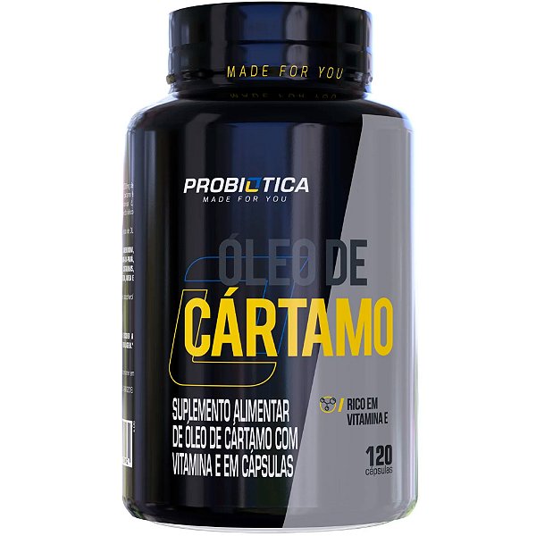 Óleo de Cártamo (1000mg) - 120 Cápsulas - Probiótica