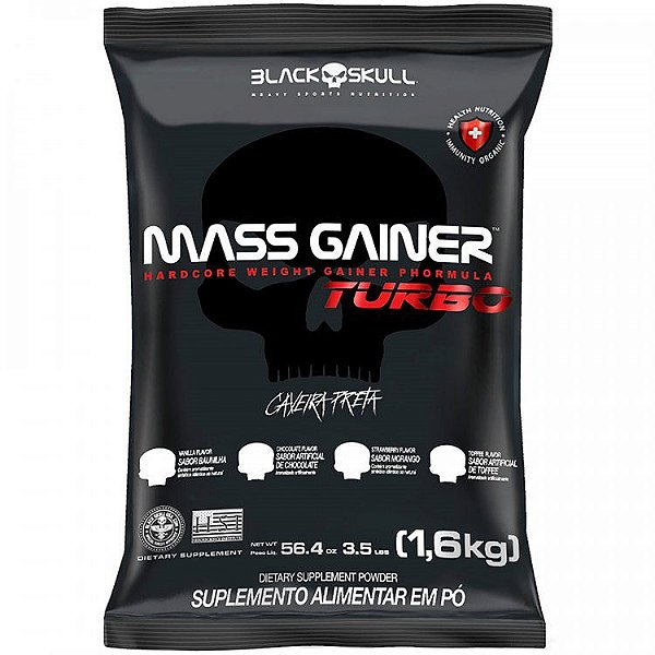 Mass Gainer Turbo - 1600g - Black Skull