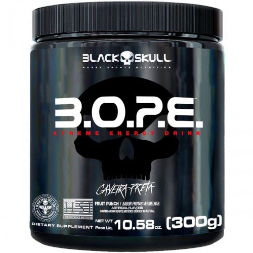 Bope Pré-Treino - 300g - Black Skull