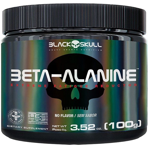 Beta Alanina 100% Pura (Betapure) - 100g - Black Skull