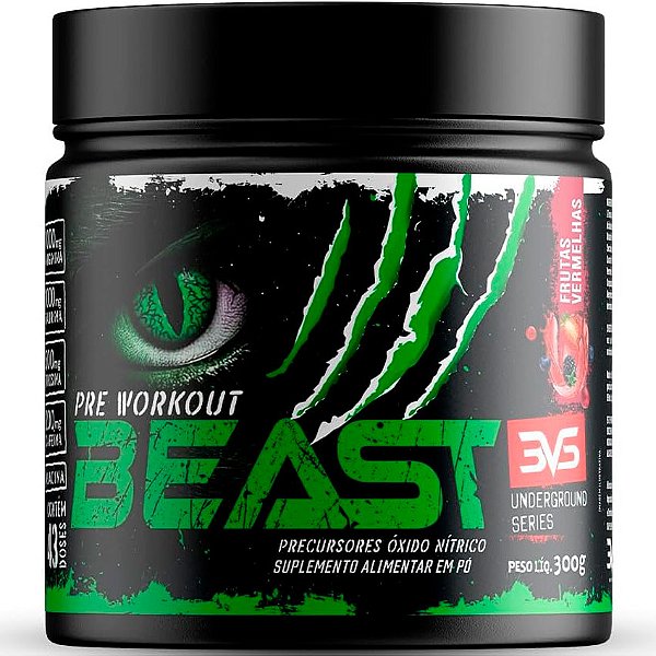 Beast Pré-Treino - 300g - 3VS Nutrition