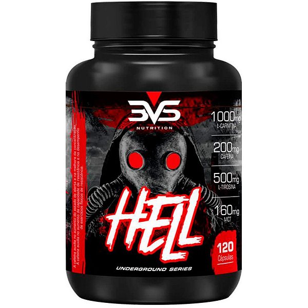 Hell Termogênico - 120 Cápsulas - 3VS Nutrition