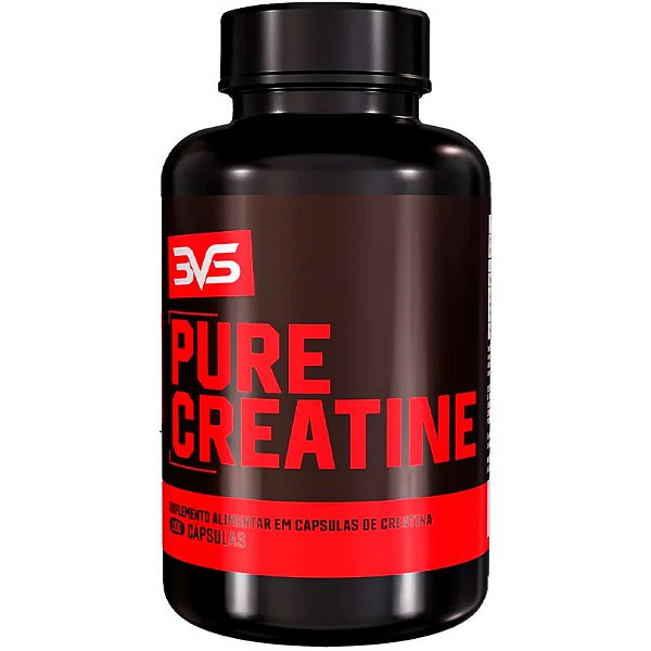 Creatina 100% Pura Monohidratada - 100 Cápsulas - 3VS Nutrition