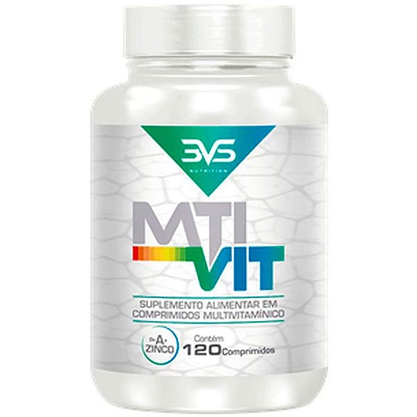 Multivitamínico MTI VIT - 120 Comprimidos - 3VS Nutrition