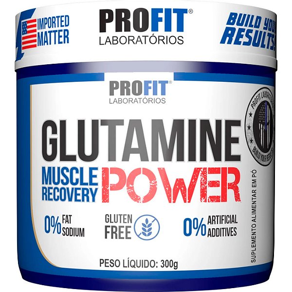 Glutamina Power - Pote 300g - Profit Labs (Validade 05/2024)