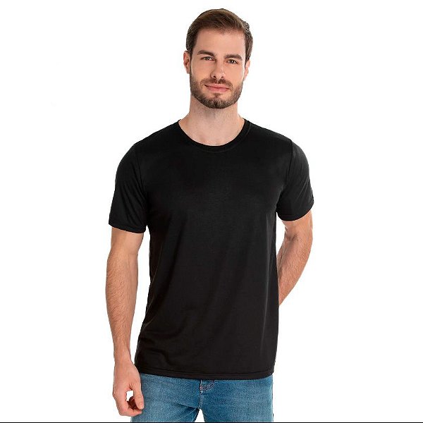 Camiseta Básica Algodão Premium - Preta - Mirante