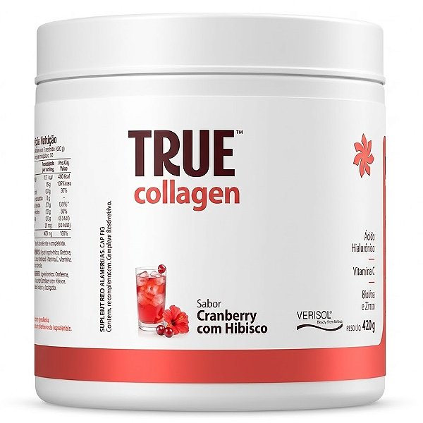 True Collagen (Colágeno Verisol Hidrolisado + Ácido Hialurônico + Biotina + Vitamina C) - 390g - True Source