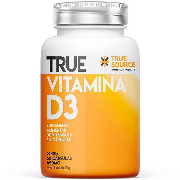 True Vitamina D3 (2000 UI) - 60 Cápsulas - True Source