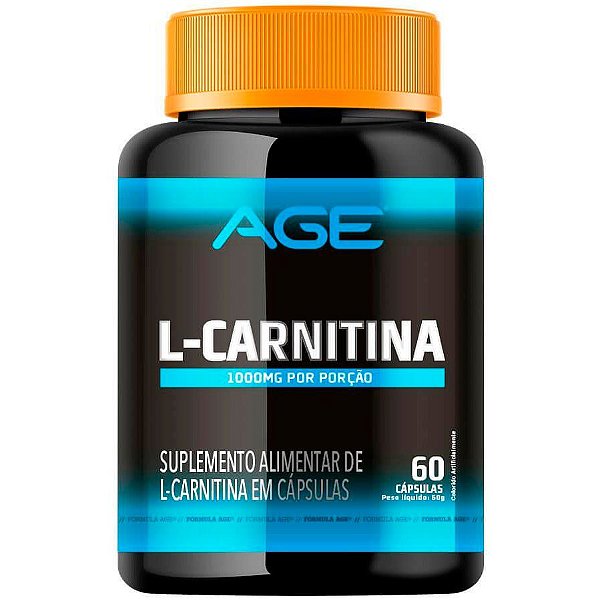 L-Carnitina (1000mg) - 60 Cápsulas - Nutrilatina AGE