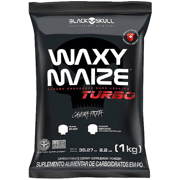 Waxy Maize Turbo - Pacote 1000g - Black Skull